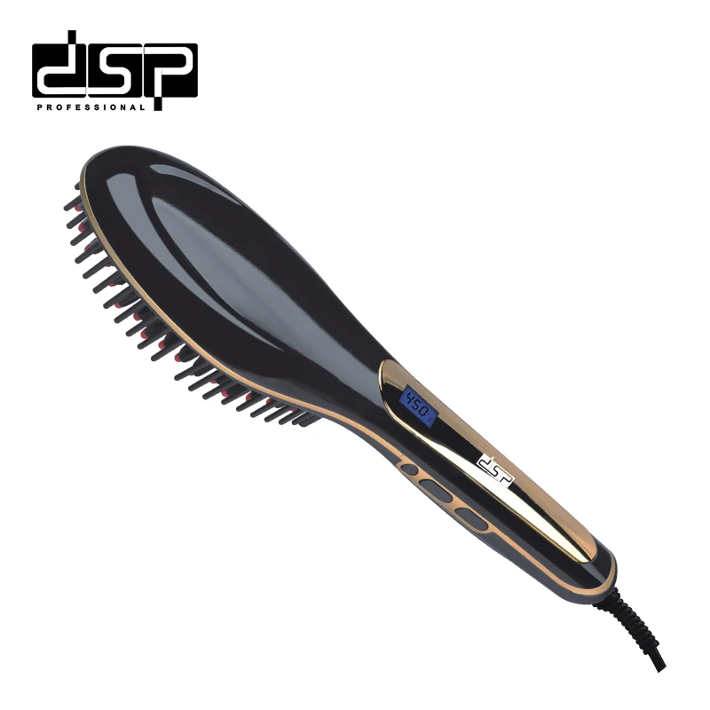 Щетка для волос DSP с цифровым дисплеем электрическая щетка алюминиевой