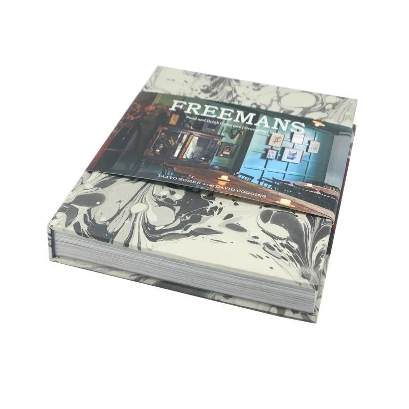 Professional manufacture cheap custom coated paper hardcover book printing