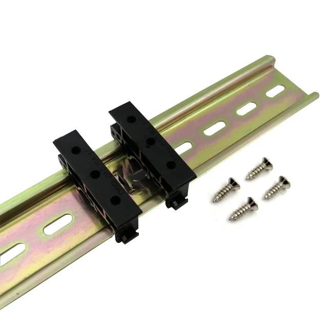 PCB 35mm Din Rail Accessories Plastic C45 Din Rail Mounting Carrier Bracket Clip