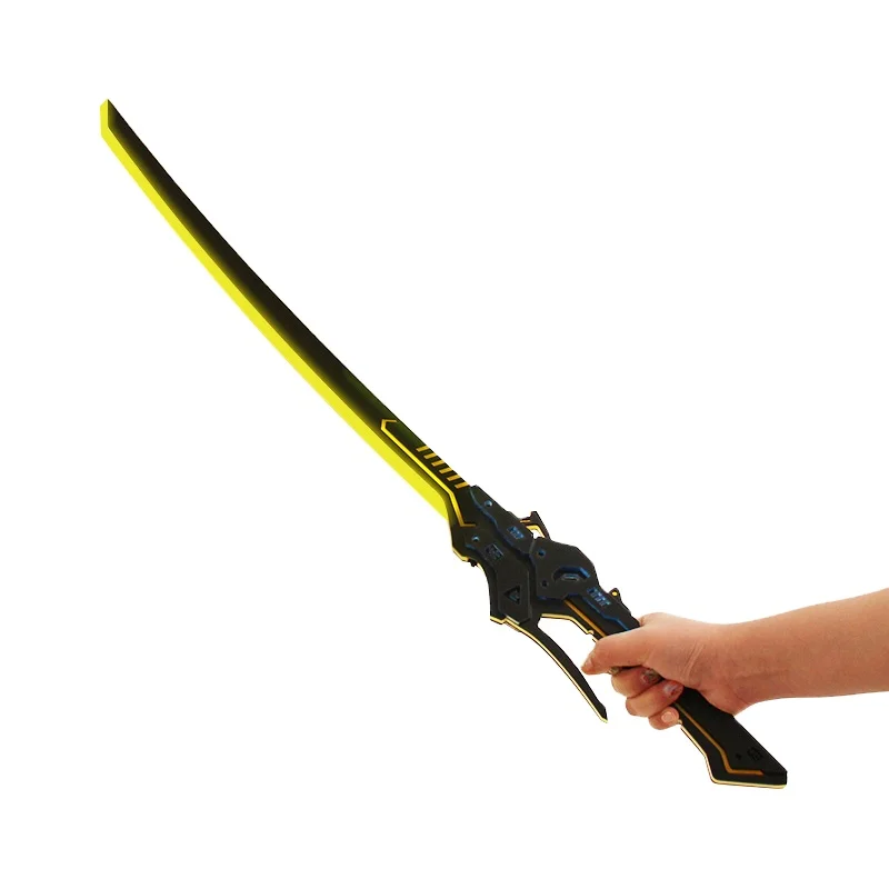 Wholesale Cyberpunk 2077 Katana Sword LED Light 80cm Samurai Sword Cosplay Katana Anime Products Sword
