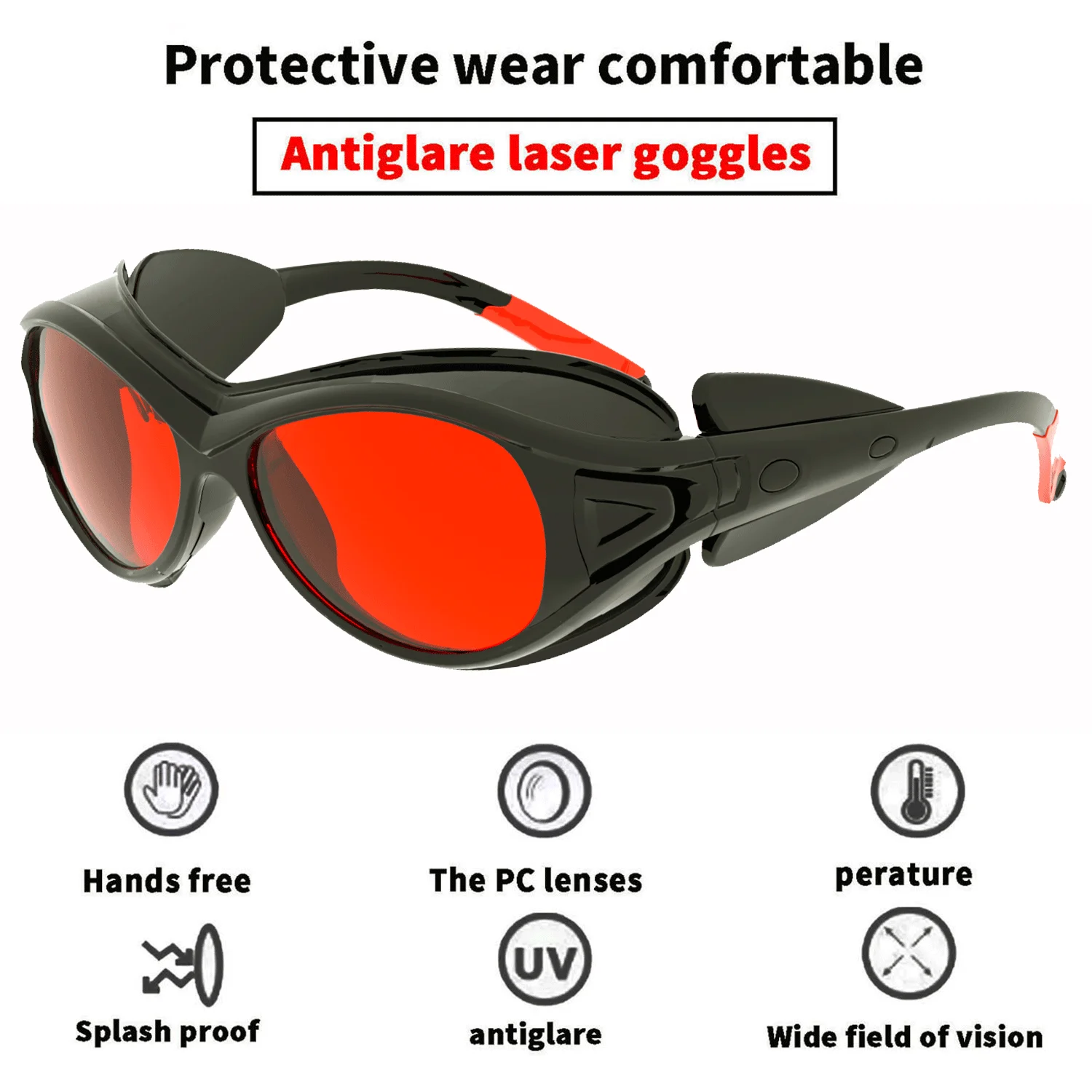 NICESEEM Fiber Laser Eye Protection Safety Glasses Laser Protect Patient Glasses Goggles For fiber laser welding Welder machine