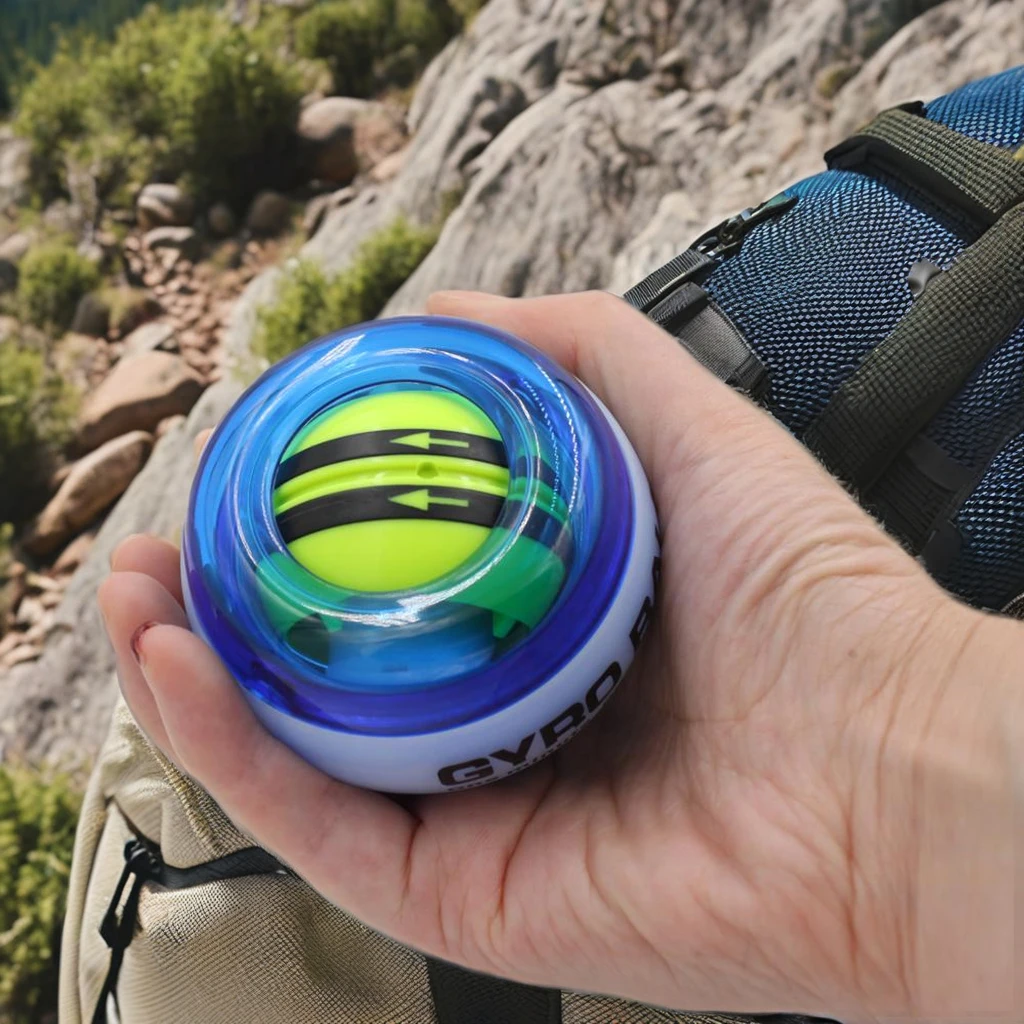 Original Auto-Start Magic Wrist Trainer Portable Power Grip Ball with Gyroscope Speed Meter for Strengthening Arms