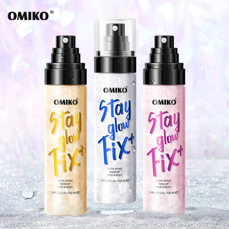 oil-control refreshing concealed oily light moisturizing and fitting brilliant meteor glow spray makeup