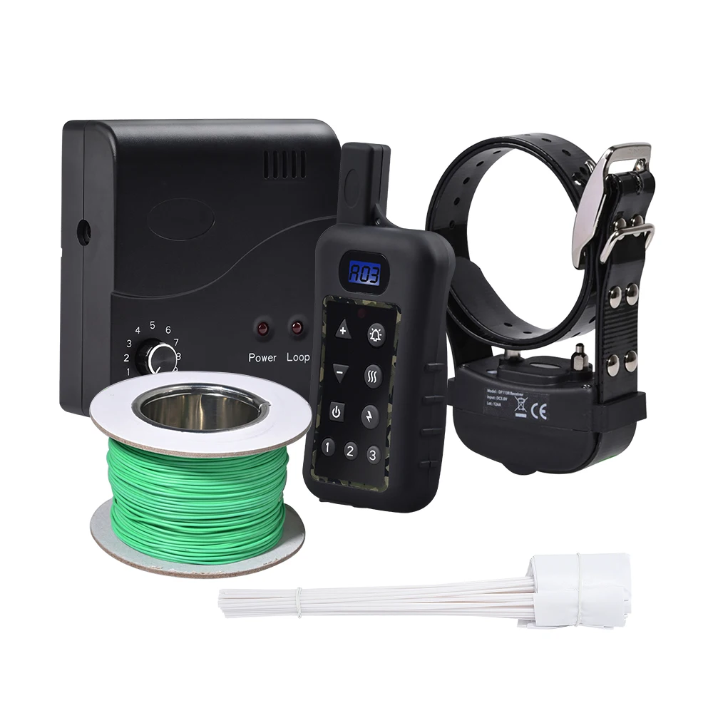 Garden Fencing 2 in 1 Containment electric dog fence System with remote dog training collar For dogs 10 LB ~120 LB