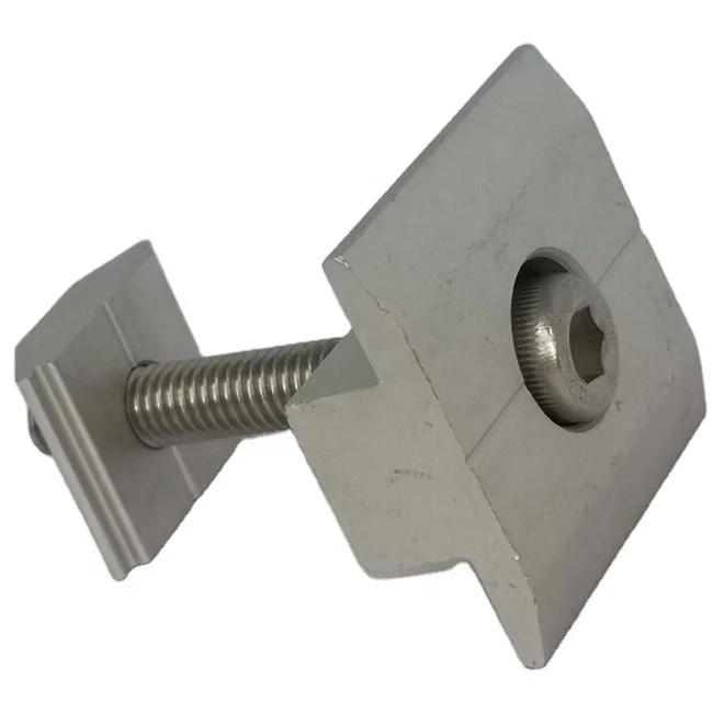 Solar Panel Fixing Middle Clip For Solar Installation/Aluminum Roof Clamp/Solar Panel Mid Clamp