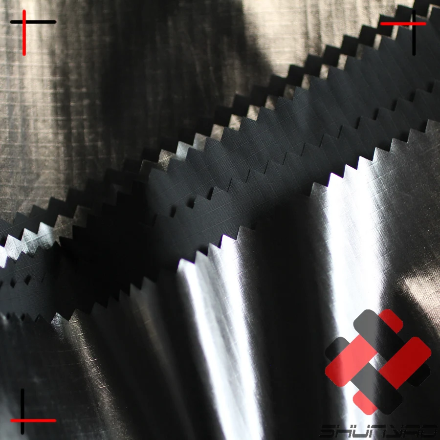 Светоотражающая Водонепроницаемая нейлоновая Серебристая Брезентовая ткань ripstop