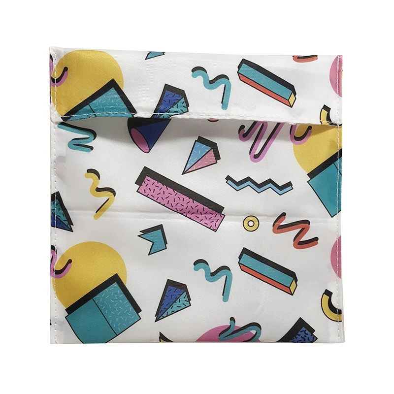 Environmentally friendly and easy to reuse waterproof Small and light colorful snack sandwich bag