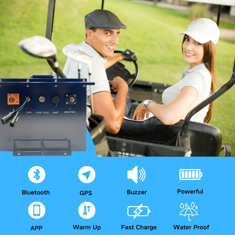 2024 Hot Selling 72V 105Ah 8064Wh Custom OEM ODM service Golf Cart Lithium Ion LiFePO4 Batteries