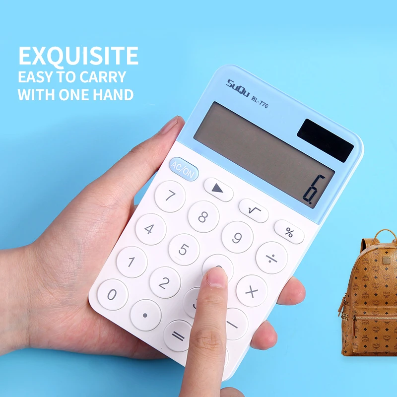 Girls Like The Office Calculator Student Office Stationery Solar Gift Calculator