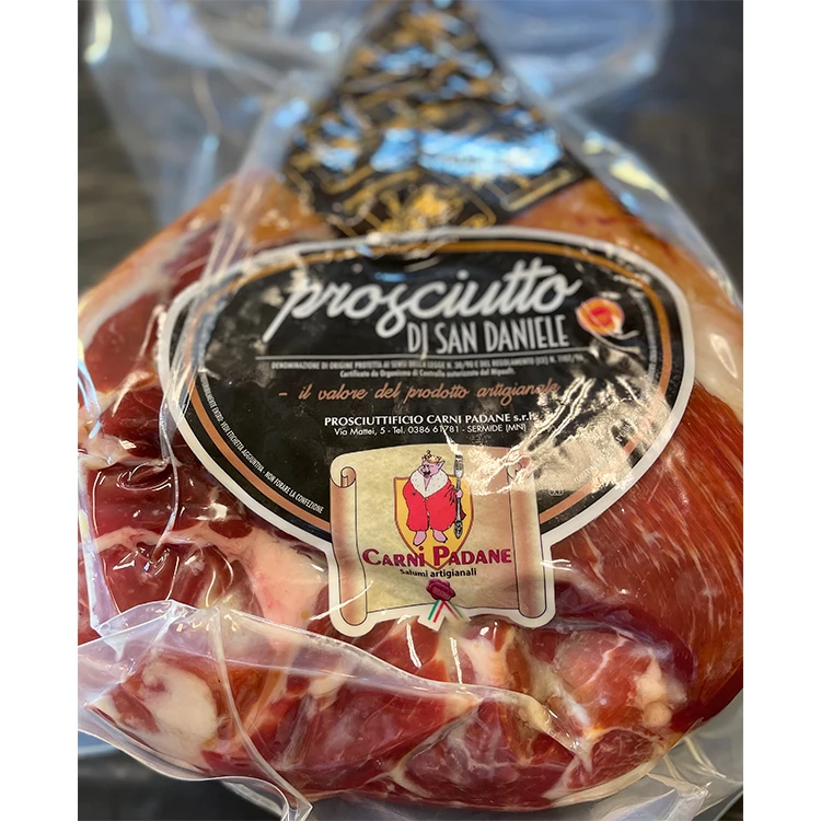 Dry Cured San Daniele Ham Dop Without Bone Matured Salt Cured Meat Porkbacon Ham Cured Meats