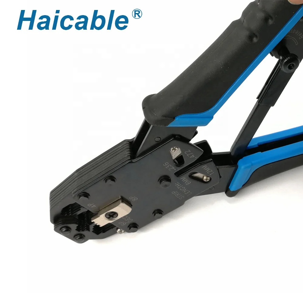 Тип штекера 8p8c Ponchadora rj45 rj 11 Pensesi модульная HT-2008R Cut RJ-11 (6p4c) rj-45 кабель Кримпер