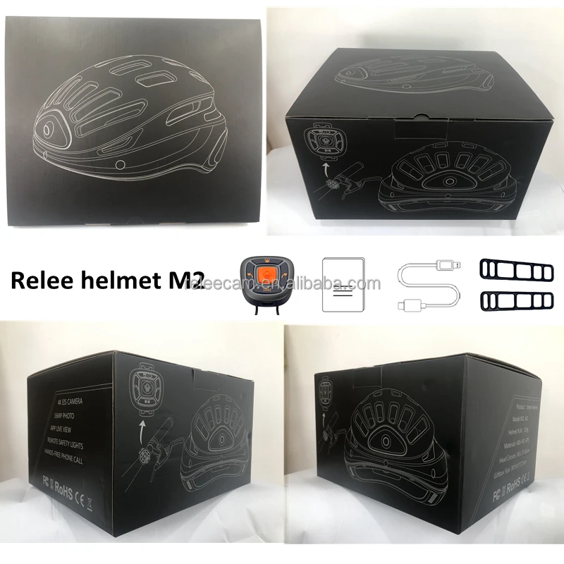 Relee 2023Trends Advanced Smart motorcycle helmets for Adults Relee Build-in MIC Speaker BT Communications and 4K 30fps Sports