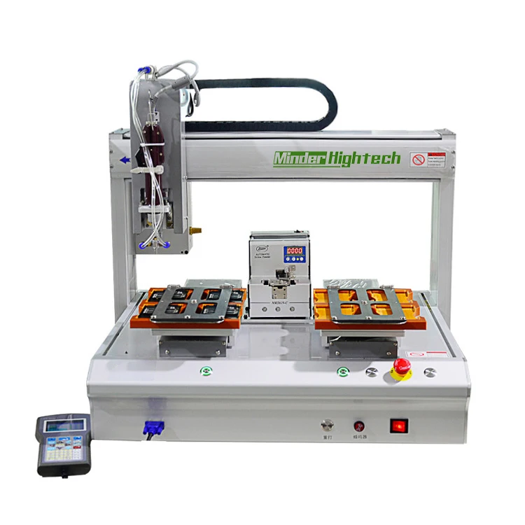 Automatic Double Sided Screw Locking Screwdriver Fasten Robot / Auto Screw Tighten Robot For PCB Assembly