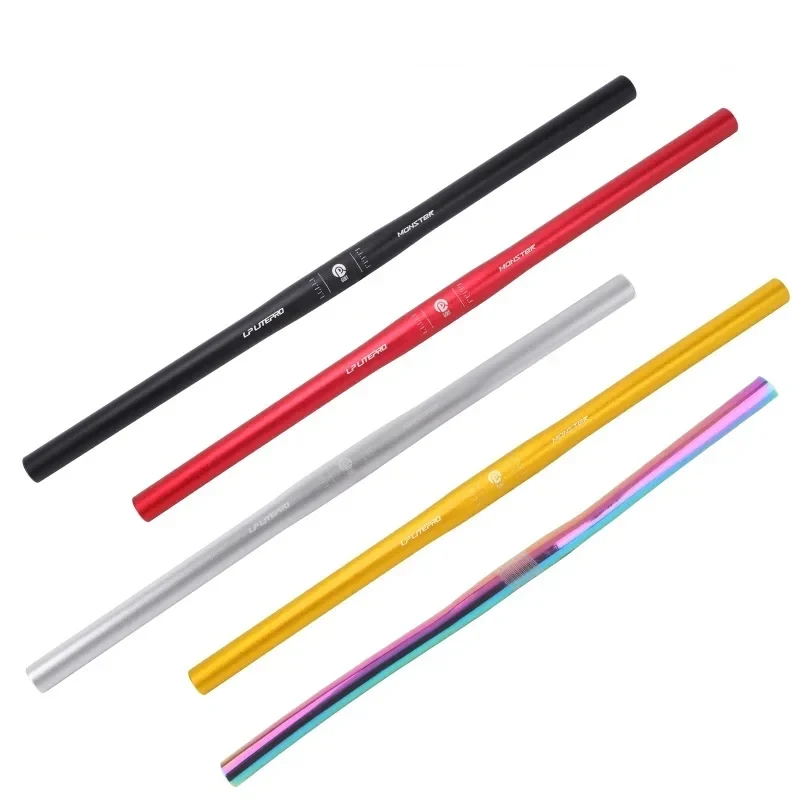 Mountain Bike Handlebar 25.4*580mm/540mm Bicycle Flat Bar Aluminum Alloy Cycling Handle Bar Bike Part