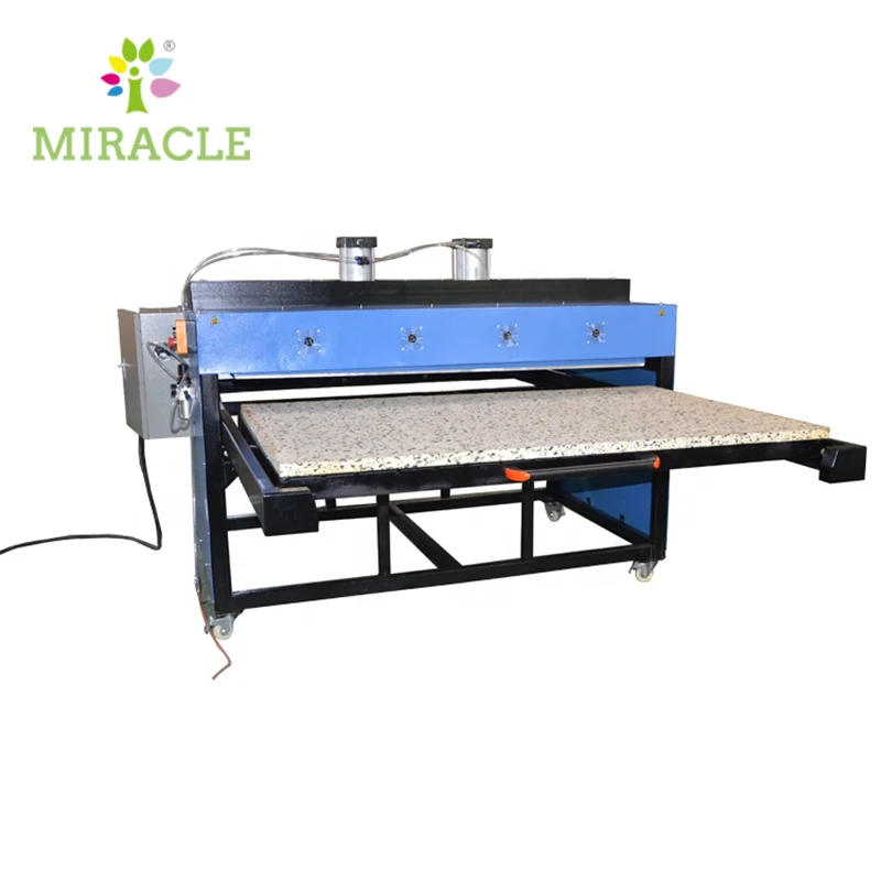 High Pressure Pneumatic Auto Double Working Stations Large Format Sublimation Heat Press t- Shirt Printing Machine