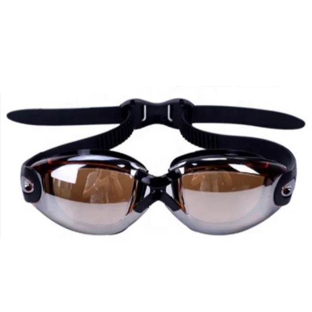 Portable adjustable rear headband water seal silicone anti-water safe UV cool wide vision gender neutral swim glasses