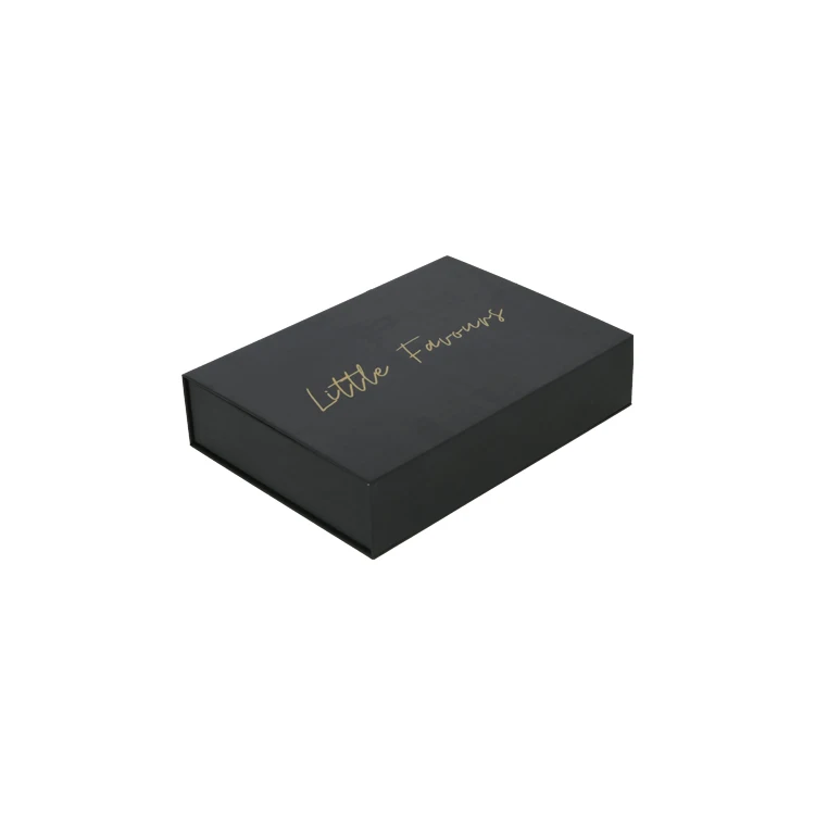 Custom Gold Foil Printing Matte Black Paper Magnets Box Essential Oil Bottle Set Packaging with Foam Insert