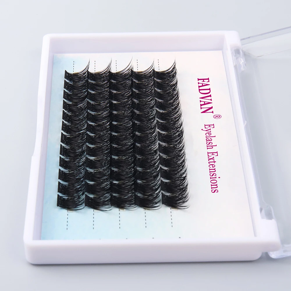 8-20mm Segmented Eyelash Cluster False Eyelashes Custom Logo Lash Natural Fluffy Private Label Diy Lash Extension