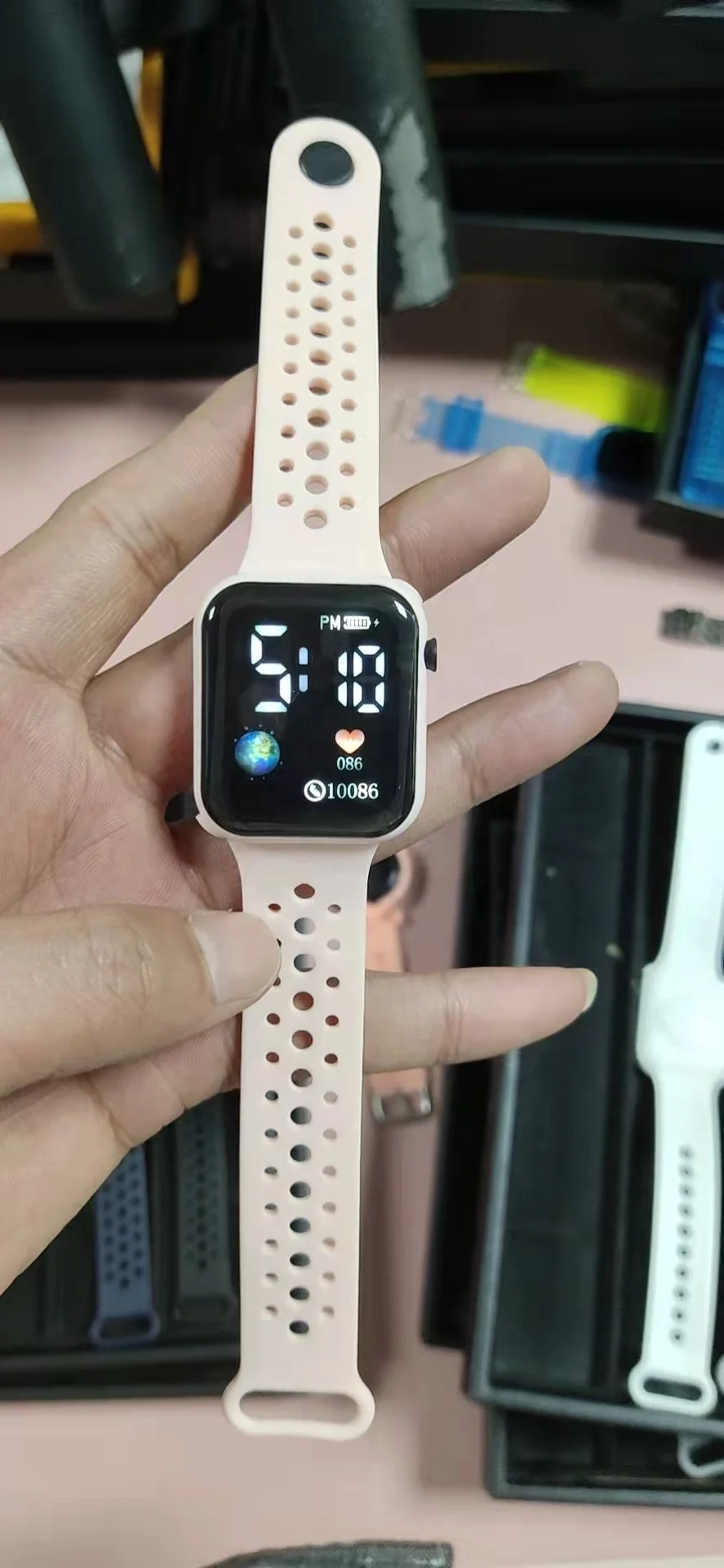 Cute Pattern C1 Kids Waterproof Children Digital Electronic Wristwatch Sports LED Watches for Boys Girls relogio infantil