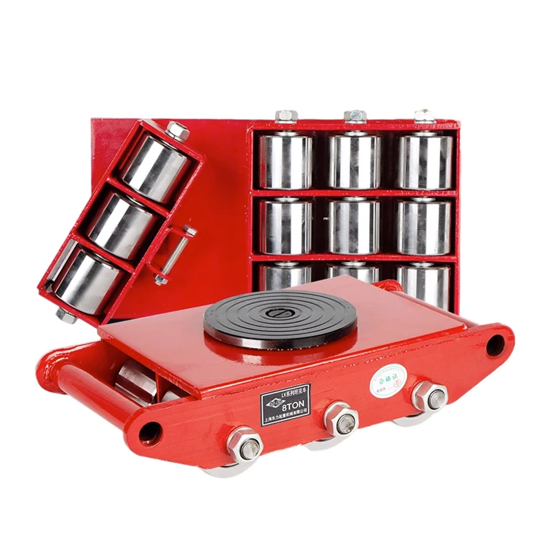 6ton 12Ton 15 Ton Move Pallet Transport Platform Roller Truck Roller Trolley