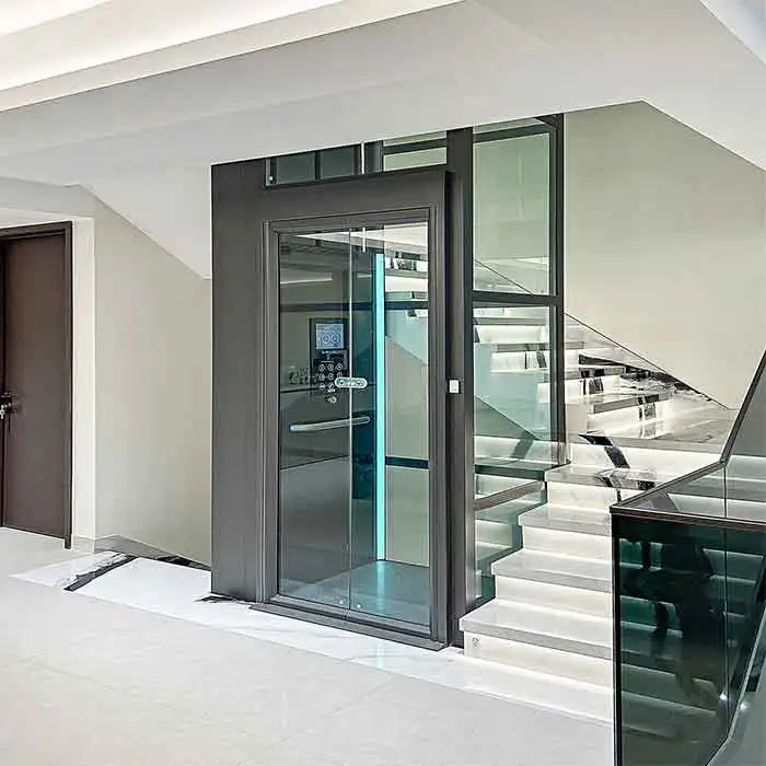 2-5 Floors residential shaftless elevators small home lift 3 floor hydraulic house villa lift passenger elevators