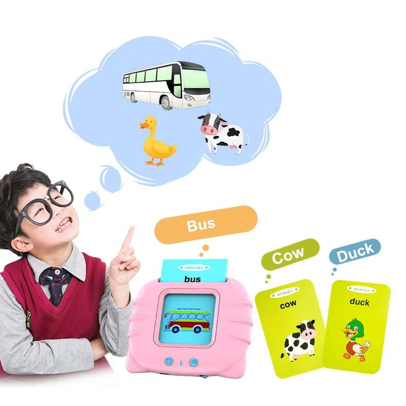 Enlightenment Educational Toys Early Education Literacy Card Machine Suitable for Daycare, Preschool, Kindergarten