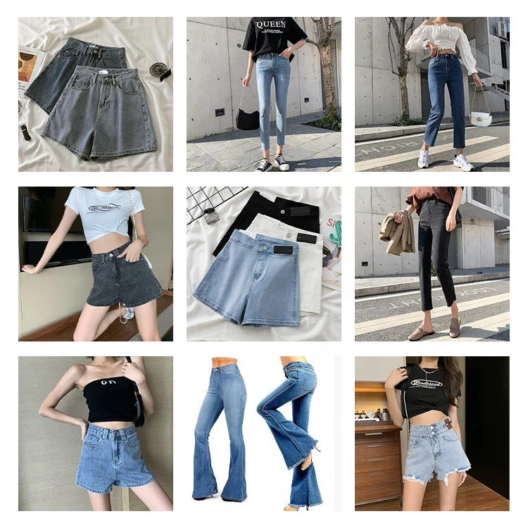 women clothing wholesale Supplier High Quality Customized Color Denim Multiple Styles To Choose From