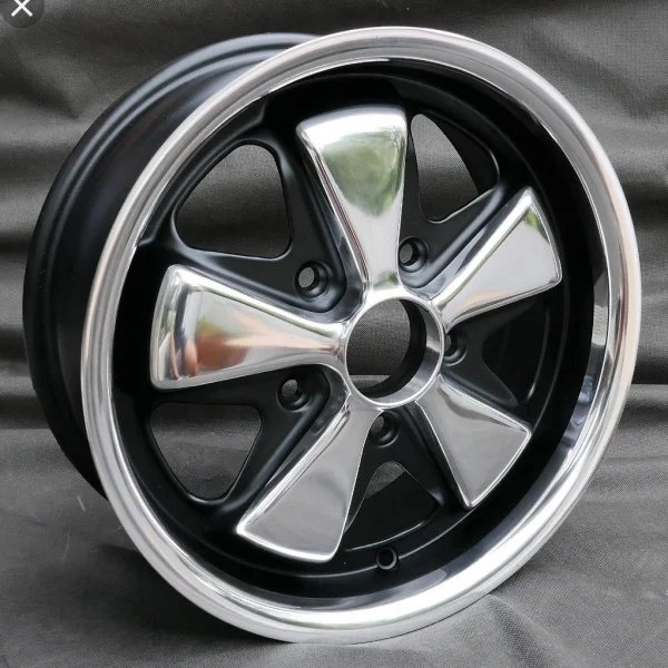 W866 классический старой ступицы колеса для автомобиля для Volkswagen Beetle и Porsche 911 с черным + лак финишное покрытие