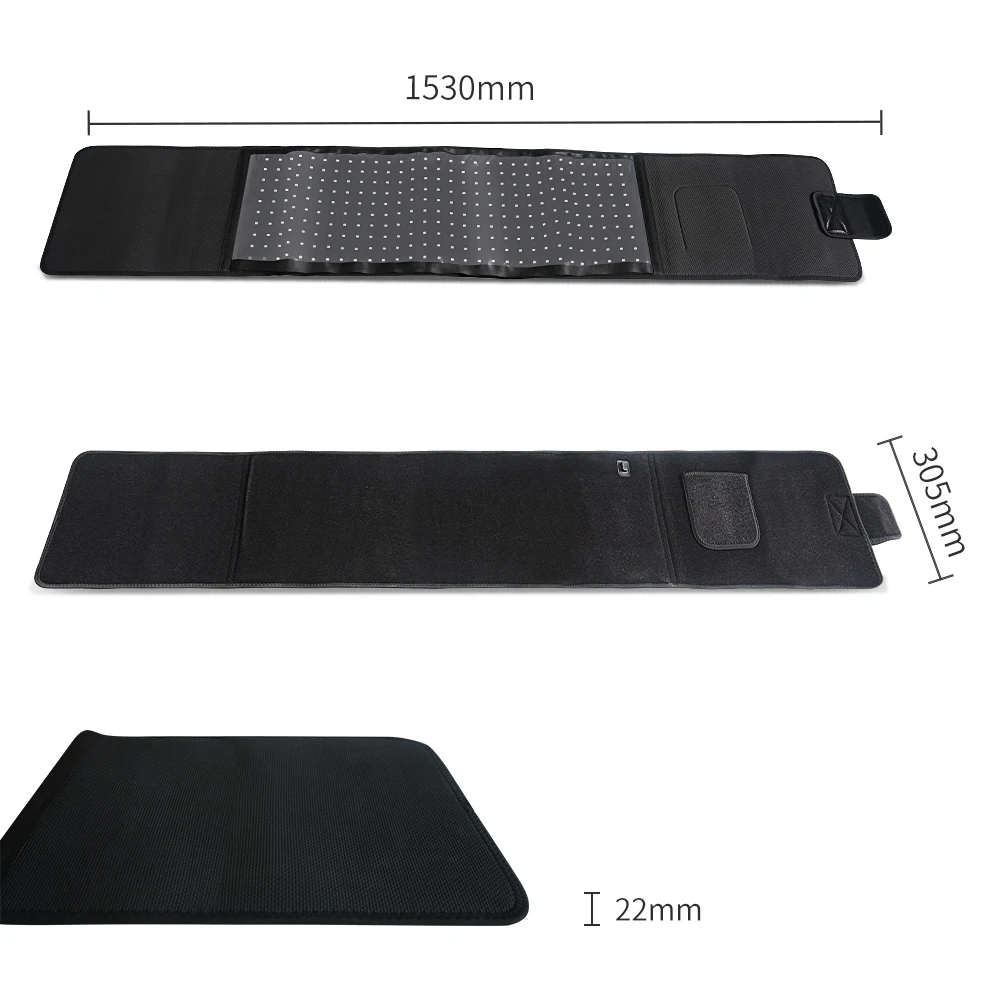 Factory Fashion Equipment Red Light Therapy Belt Red Infrared 660nm 850nm  Animal Waist for Treat Arthritis