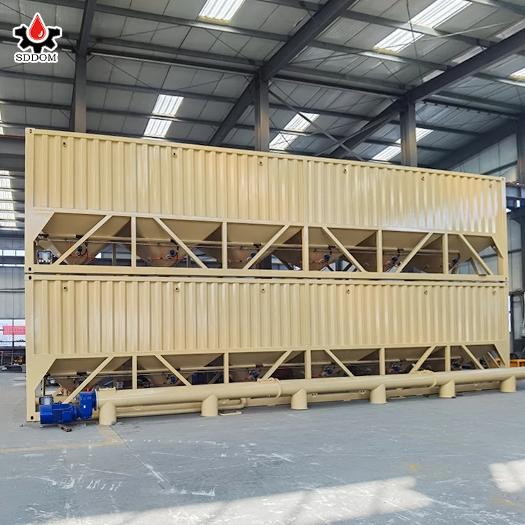 Container Silo Q235 Steel 20ft Container Size 50t Storage Mobile Horizontal 30 ton cement silo storage prices of cement silo
