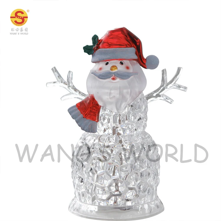 Merry Christmas Light LED Large Middle Small Size Acrylic Christmas Ornament Lighting