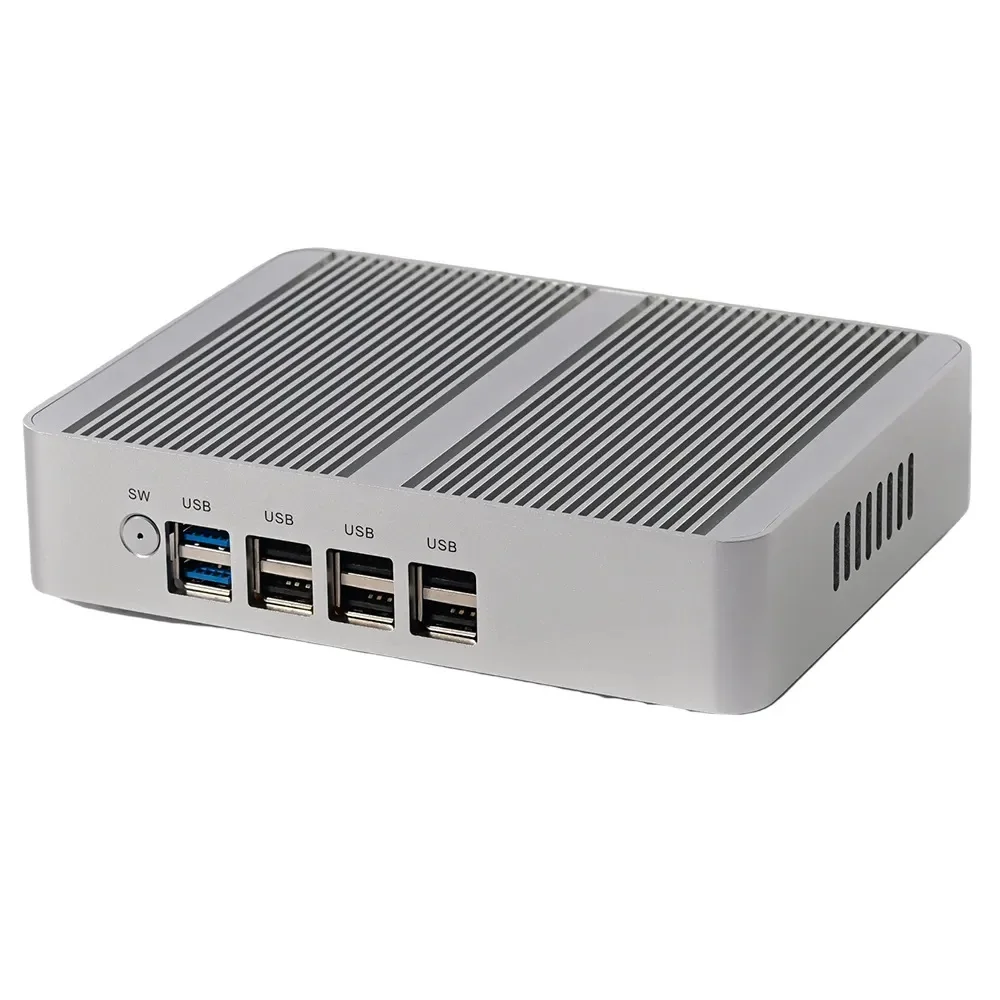 Cheap Fanless Mini PC Alder Lake-N Intel Core N100 Win 11 Pro Desktop Computer