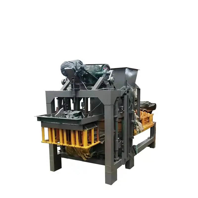 New products automatic qt 4-25 cement hollow solid paving block brick making machine in south africa