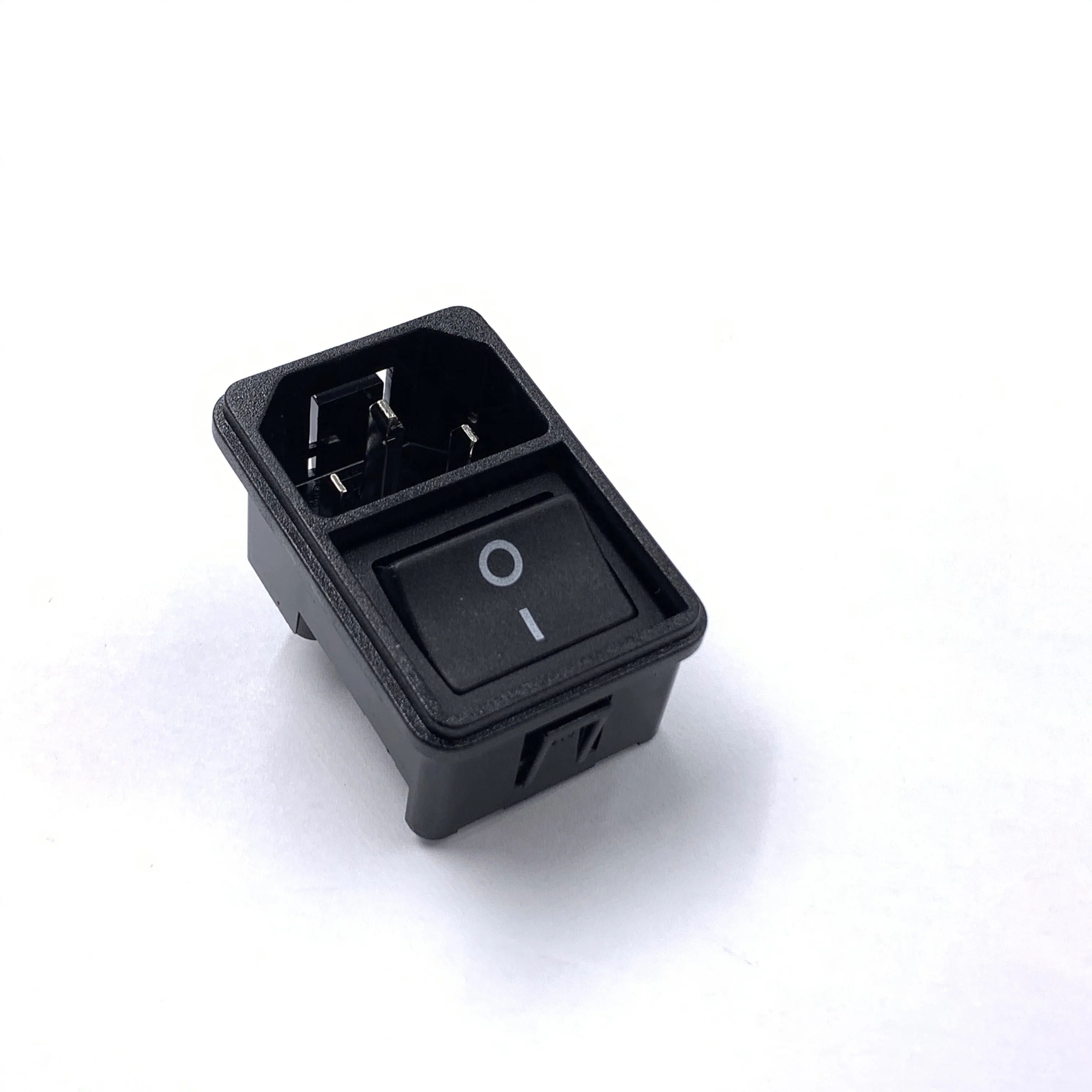 IEC C4 10a 250V  Male Socket With Rocker Switch Appliance  Socket With Appliance Switch Appliance Inlet