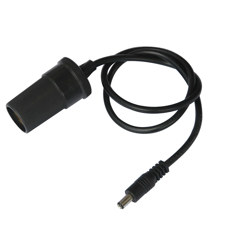 Cigarette Lighter Socket Auto To DC Plug With Different Length Cable