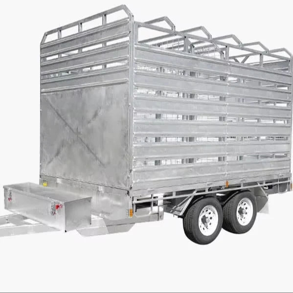 Years Of Experience Durable Aluminium Sheep Livestock Trailer For Transporting Cattle, Sheep And Pigs