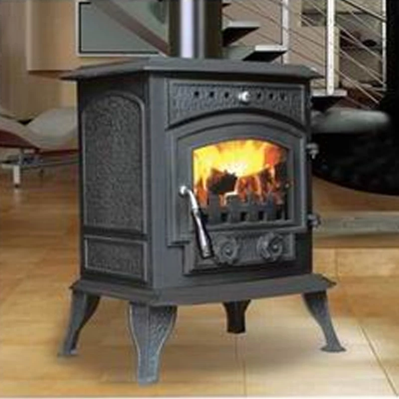 Hot sale  freestanding wood heater fireplace wood-burning indoor cast iron wood burning fireplace indoor standing fireplace