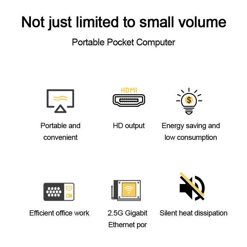 Innovative Mini PC mini streaming box gaming accessories intel core i5 i7 Windows 10 Mini PC for custom embedded solutions