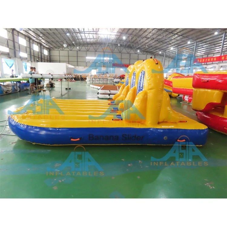 More Thrilling Stability Slipper Boats 6 Persons Riders Inflatable Towable Inflatable Bandwagon Boat For Water Sport