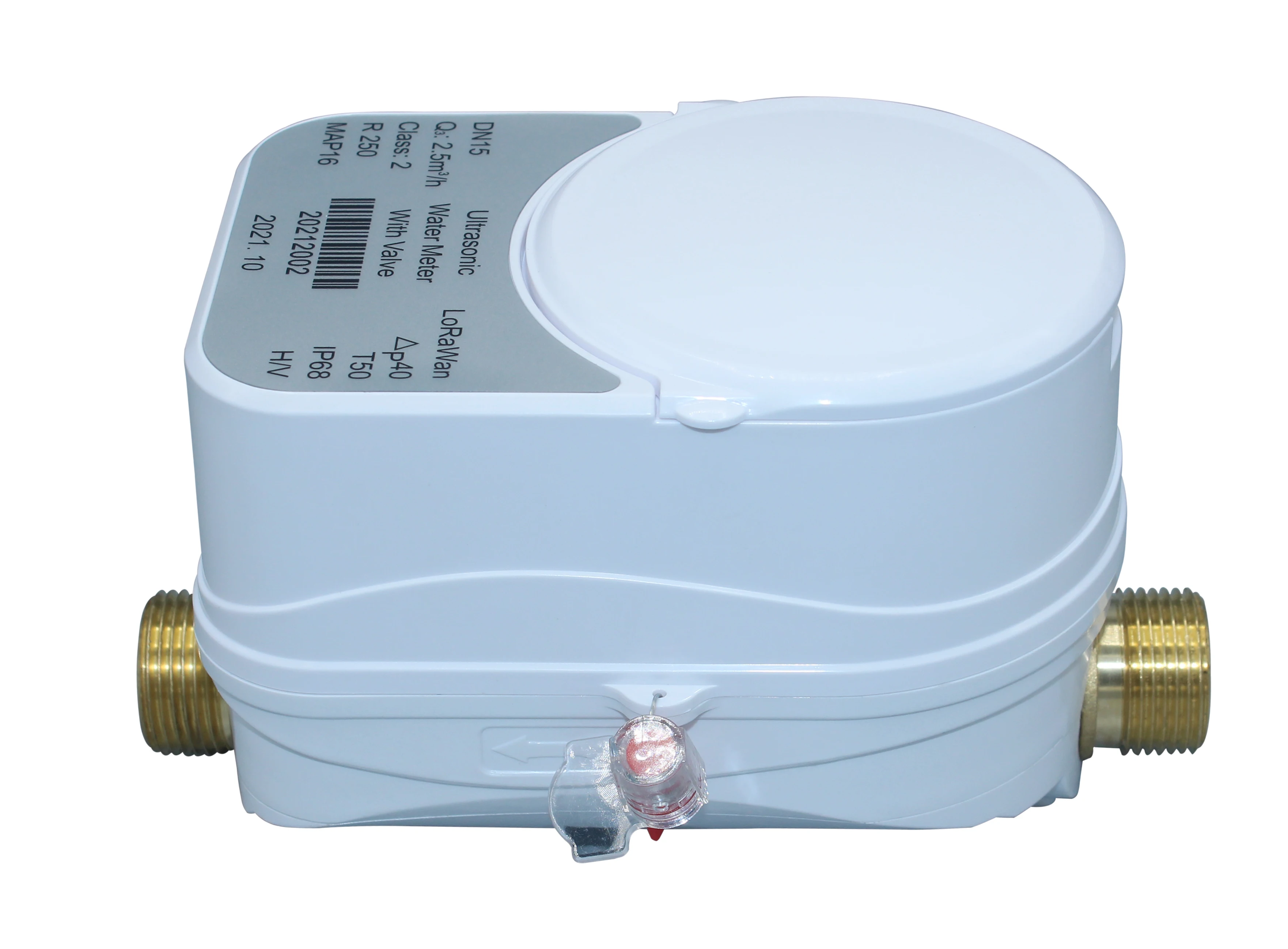 Беспроводной Wi-Fi монитор расхода воды Tuya Smartlife и отключение воды в 3/4 дюймовом умном ультразвуковом счетчике воды