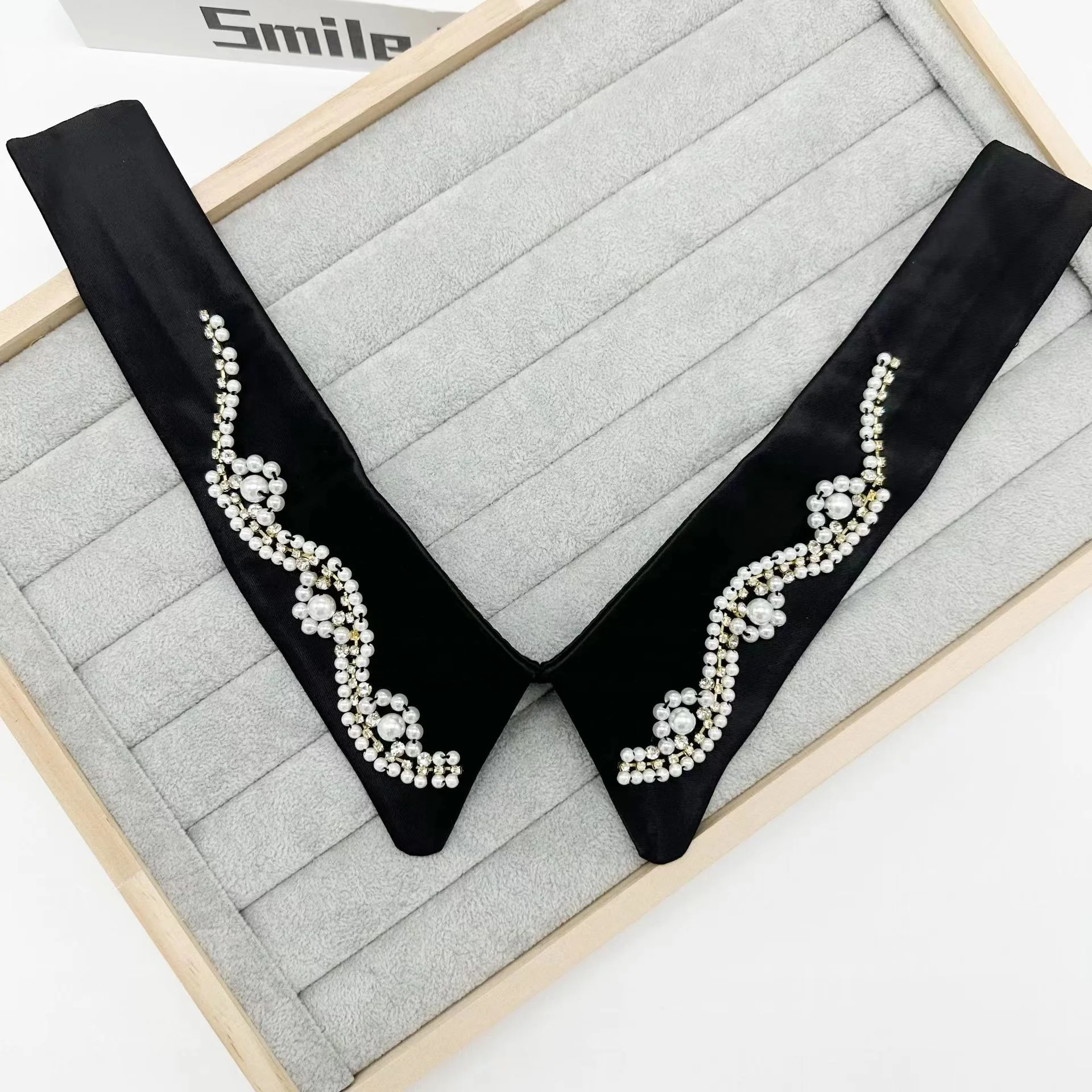 SHANGJIN Fashion fashion beading women collar luxury beaded neckline collar