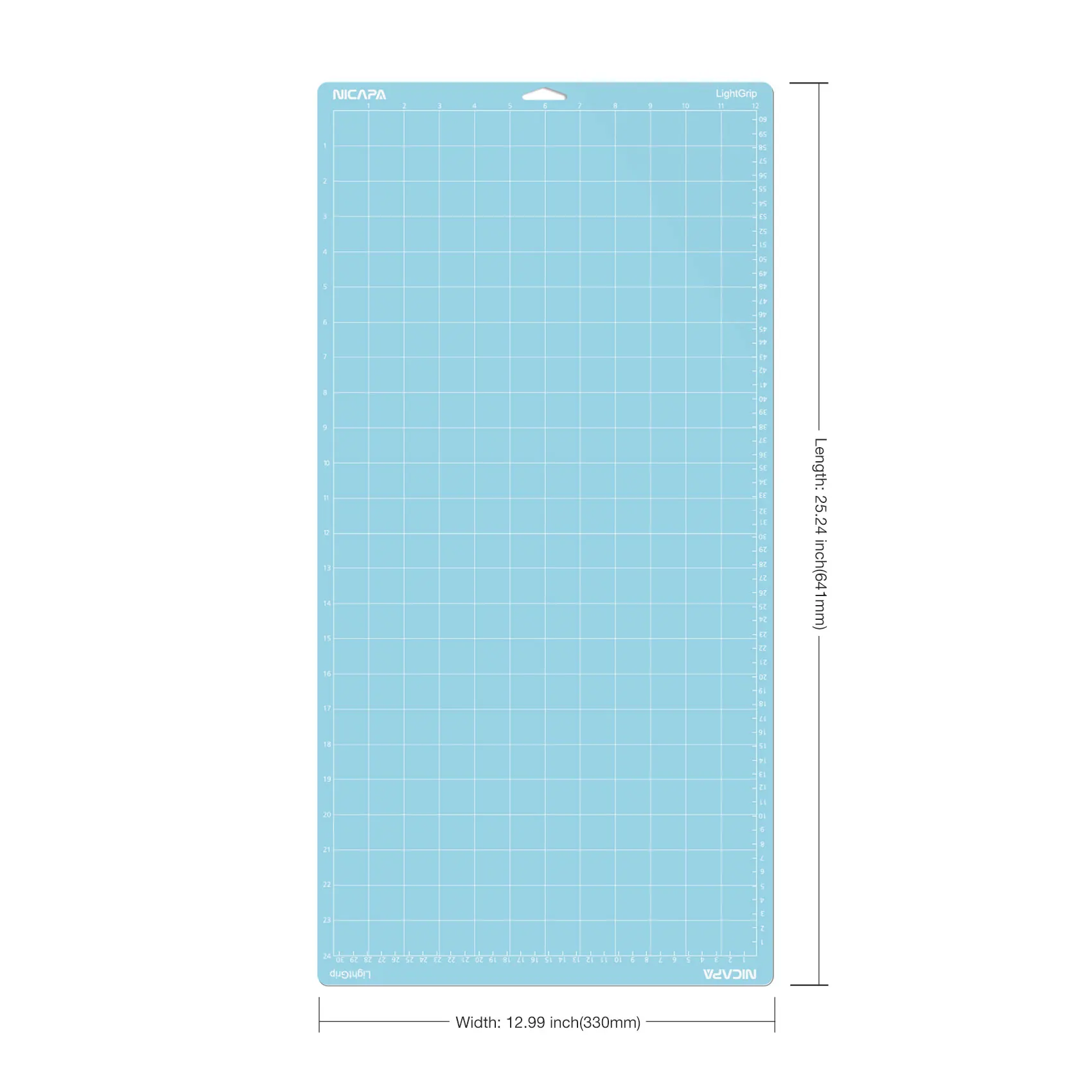 
Nicapa Green Lightgrip Cutting Mat for Cricut Explore Air/Air 2/Maker (12x24,3pack) Adhesive Sticky Craft Accessories Mats 