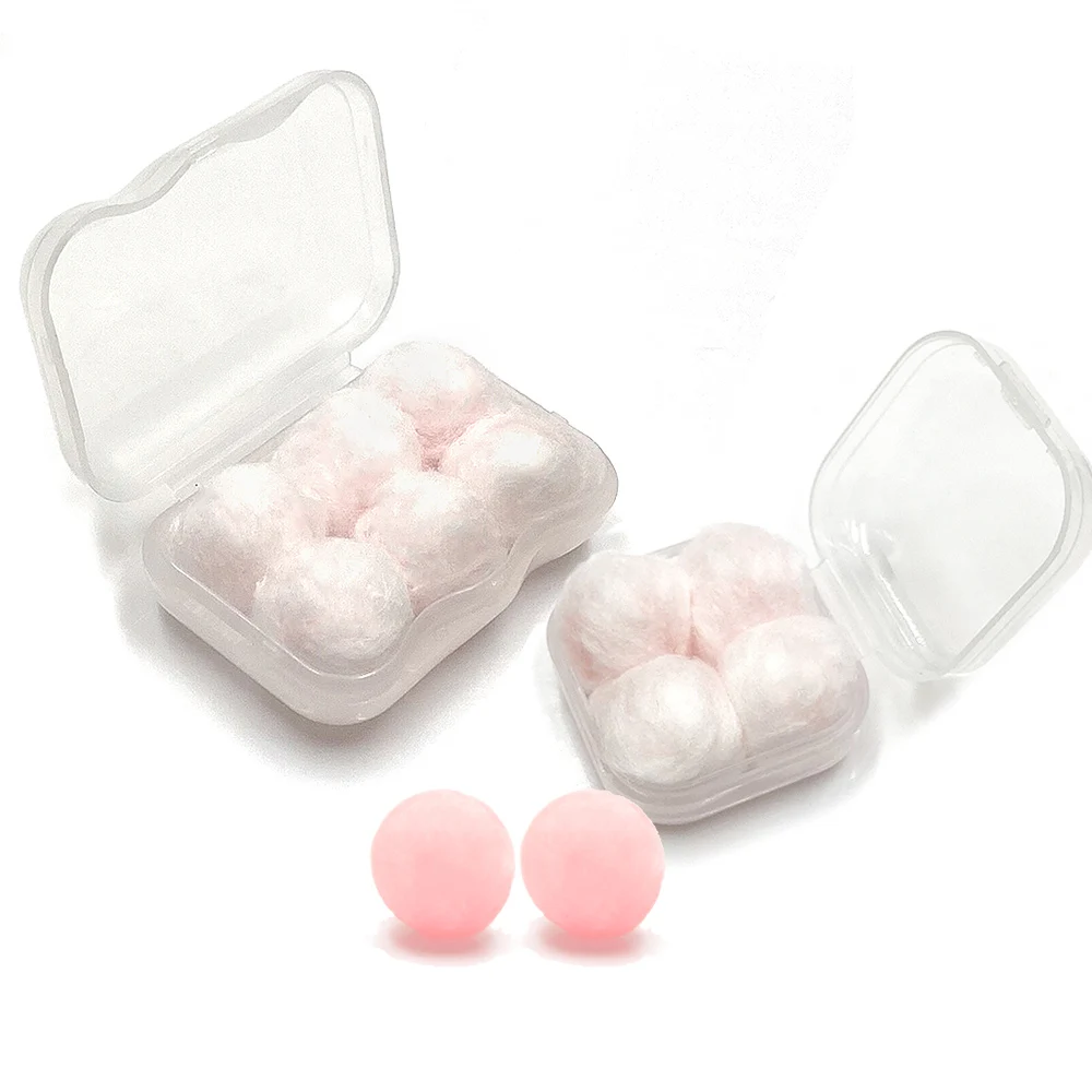Disposable Noise Cancelling  Soft Swimming Wax Cotton Ear Plugs for Hearing Protection Earplug