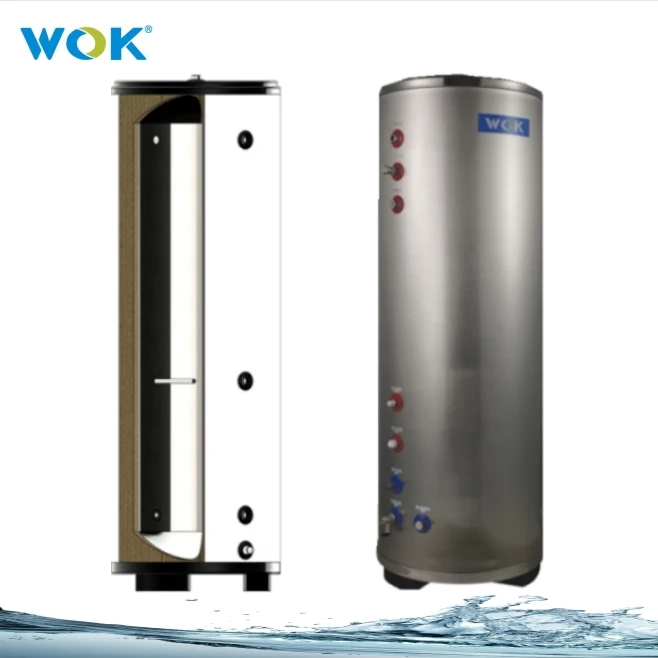 Factory customized heat pump Buffer tank 200l storage stainless steel water tank for heating for colding