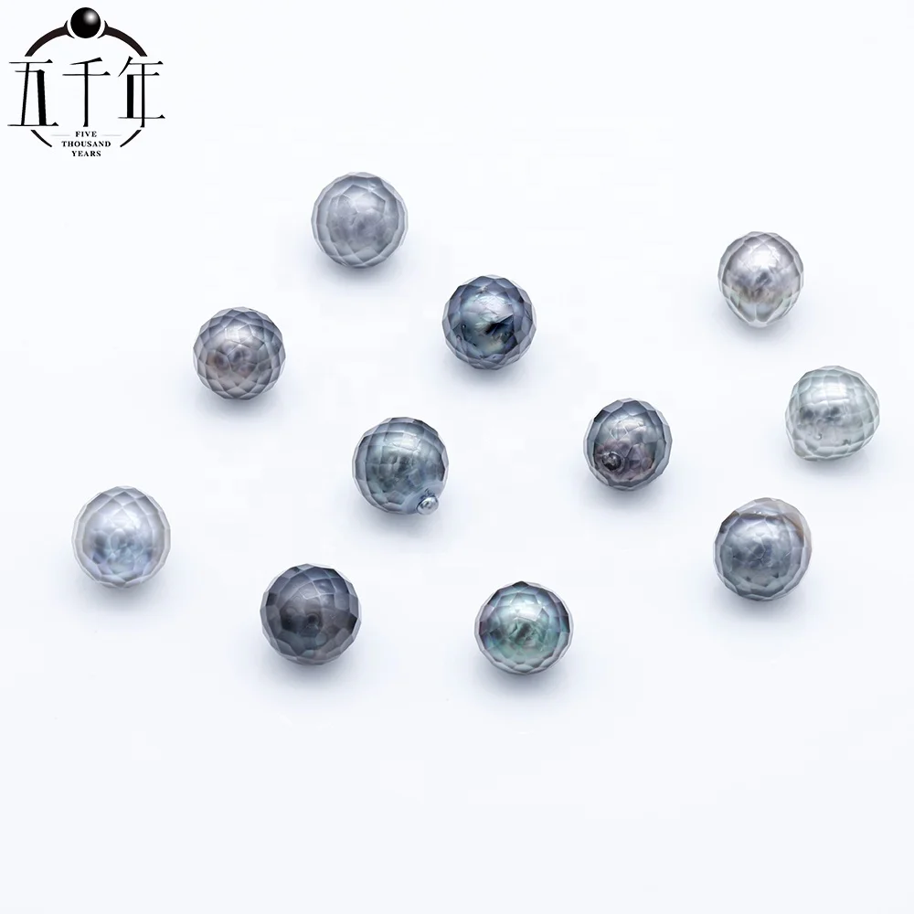 9-11mm Tahitian pearl Handmade Carved pearl  saltwater genuine  loose pearls  vintage  Wholesale
