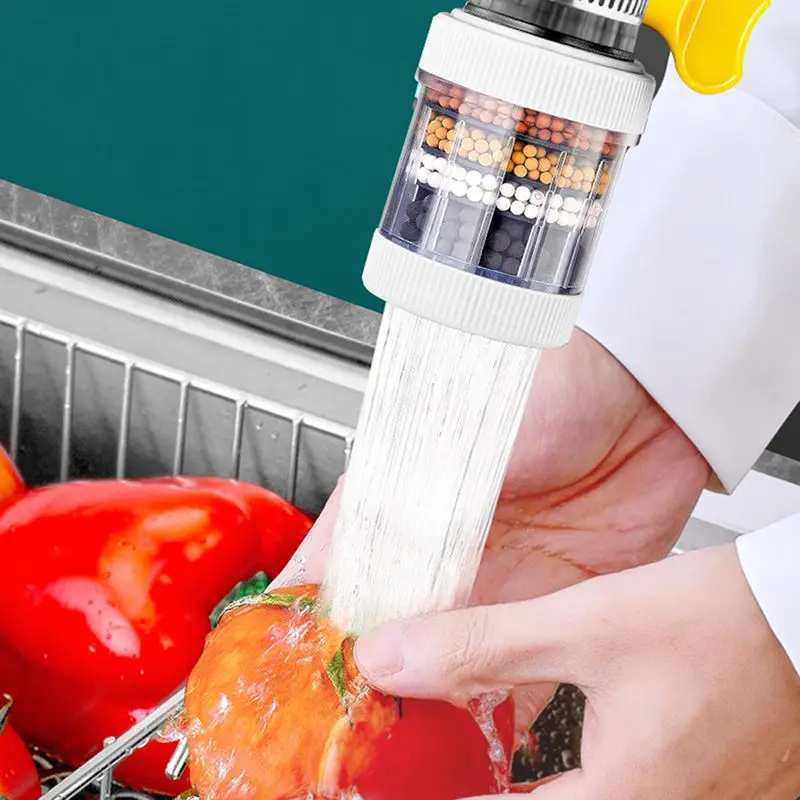 Purifier Kitchen Tap Filtration Activated Carbon Removes Chlorine Fluoride Heavy Metals Hard Water for Home Kitchen Bathroom