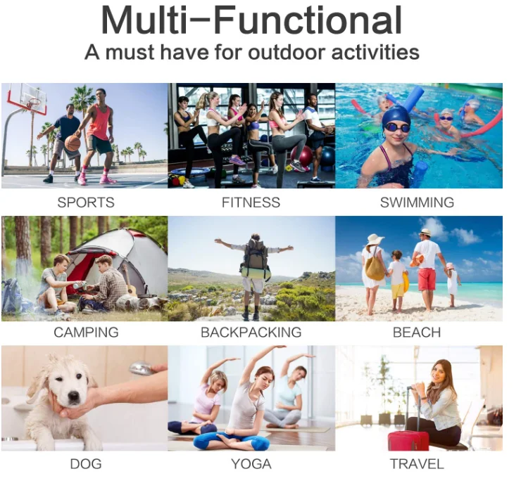 Easy decontaminate custom reliable quality travel towel sports towels microfiber gym towel