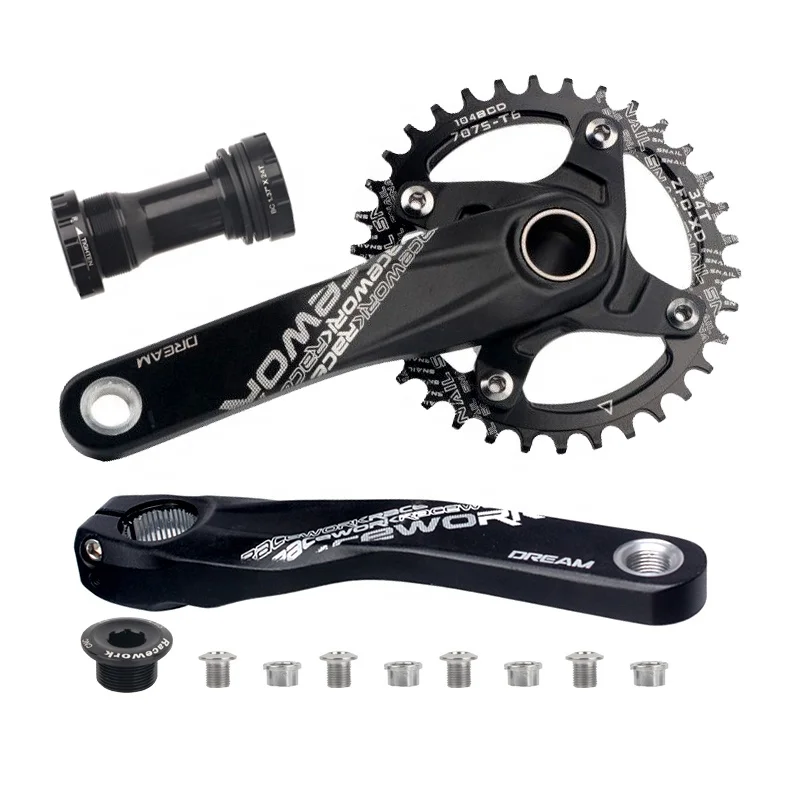 2021 new authentic RACEWORK mountain bike crank set sprocket 170mm 3x 32t/42t MTB hollowtech Crankset