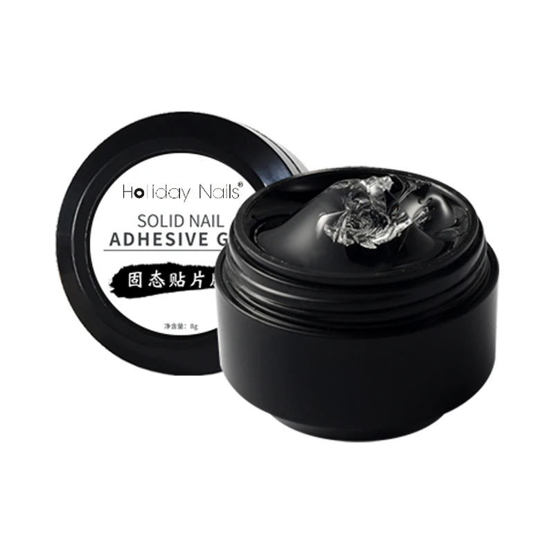 New Upgraded Formula 30g Solid Nail Tips Gel Long Lasting Super Strong Adhesive Nail Glue Gel for Press on Nails