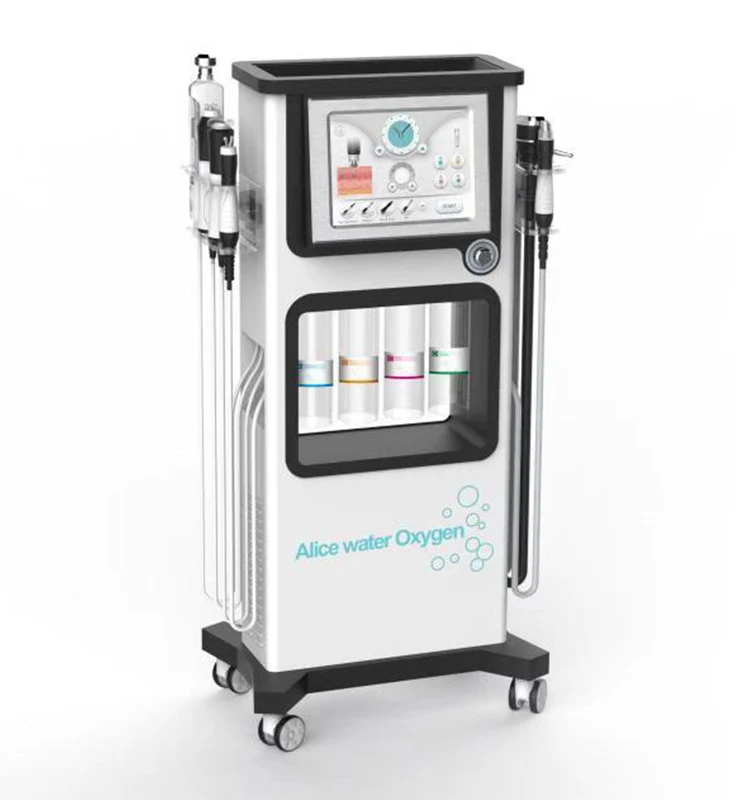 Korea Technology Alice 7 in 1 Bubbles Acne Therapy Clean Pores hydra Skin Whitening Clinic Machine